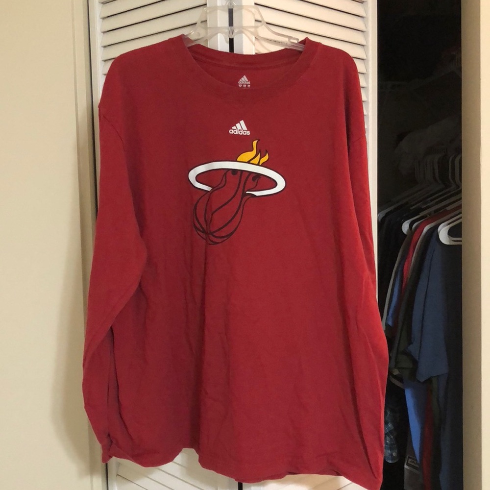 Adidas Miami heat long sleeve T-shirt